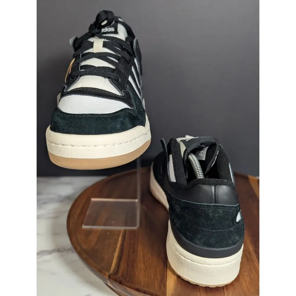 Adidas Forum Low Classic Mens Size 10 Core Black White Gum Sole NWOB ID6857